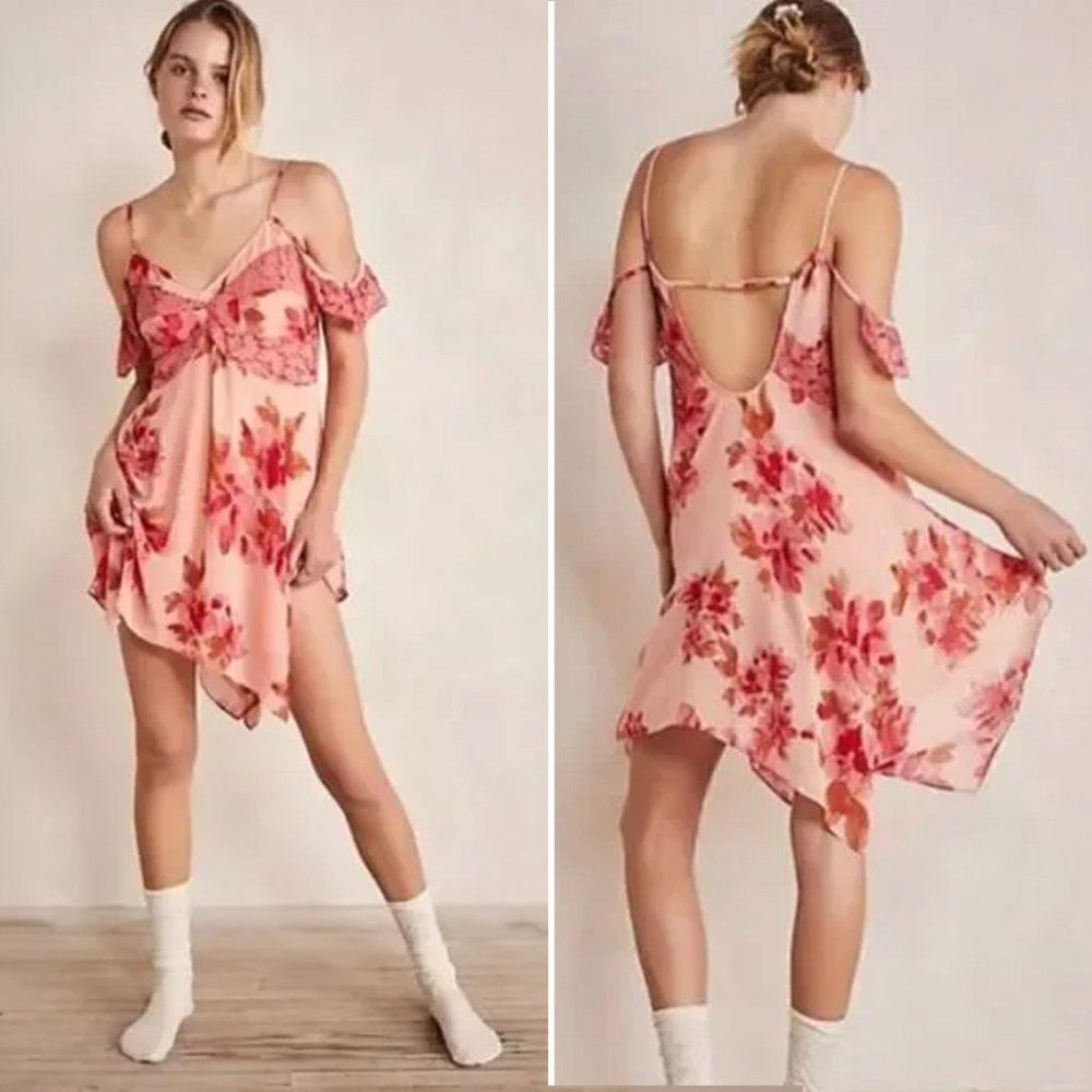 Free People Monday Morning Trapeze Slip Dress - Pink